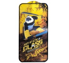Захисне скло 5D Anti-static Panda (тех.пак) для Apple iPhone 15 Pro (6.1") Чорний