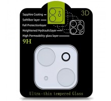 Захисне скло на камеру Full Block (тех.пак) для Apple iPhone 15 (6.1") / 15 Plus (6.7") Прозорий