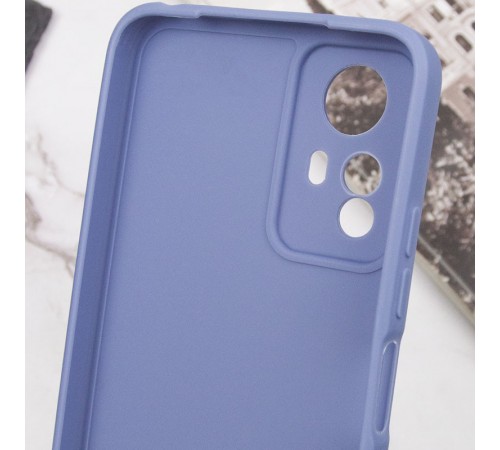Силіконовий чохол Candy Full Camera для Xiaomi Redmi Note 12S Блакитний / Mist blue Силіконовий чохол Candy Full Camera для Xiaomi Redmi Note 12S Блакитний / Mist blue