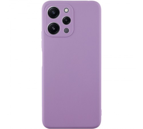 Силіконовий чохол Candy Full Camera для Xiaomi Redmi 12 Бузковий / Dasheen Силіконовий чохол Candy Full Camera для Xiaomi Redmi 12 Бузковий / Dasheen