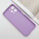 Силіконовий чохол Candy Full Camera для Xiaomi Redmi 12 Бузковий / Dasheen