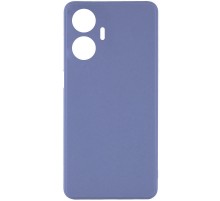 Силіконовий чохол Candy Full Camera для Realme C55 Блакитний / Mist blue