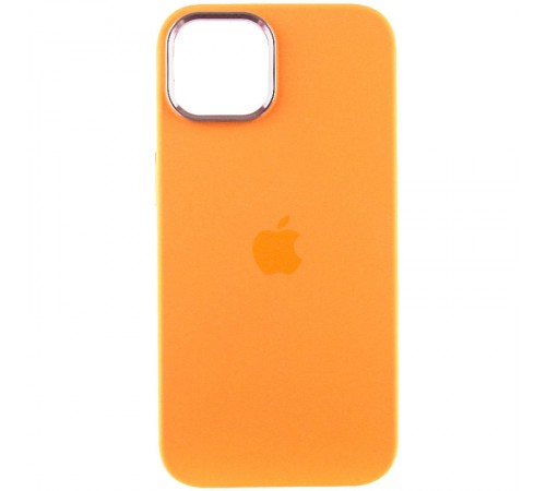 Чохол Silicone Case Metal Buttons (AA) для Apple iPhone 12 Pro / 12 (6.1") Помаранчевий / Marigold Чохол Silicone Case Metal Buttons (AA) для Apple iPhone 12 Pro / 12 (6.1") Помаранчевий / Marigold
