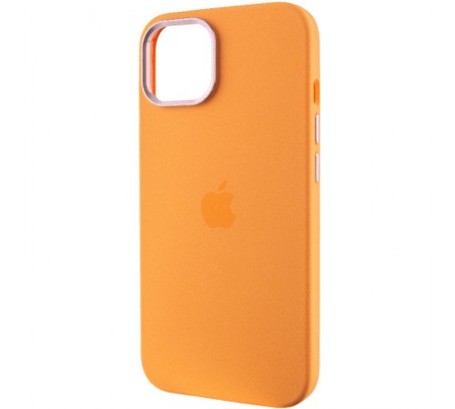 Чохол Silicone Case Metal Buttons (AA) для Apple iPhone 12 Pro / 12 (6.1") Помаранчевий / Marigold Чохол Silicone Case Metal Buttons (AA) для Apple iPhone 12 Pro / 12 (6.1") Помаранчевий / Marigold