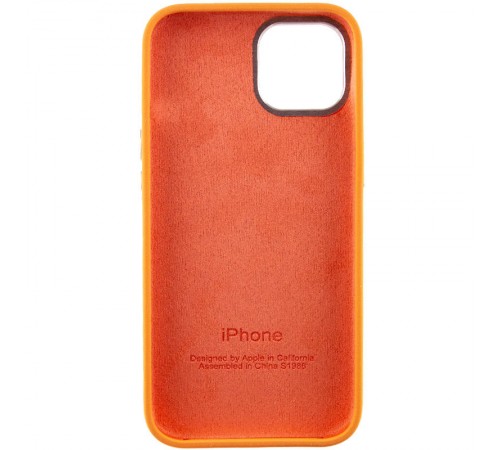 Чохол Silicone Case Metal Buttons (AA) для Apple iPhone 12 Pro / 12 (6.1") Помаранчевий / Marigold Чохол Silicone Case Metal Buttons (AA) для Apple iPhone 12 Pro / 12 (6.1") Помаранчевий / Marigold