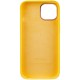 Чохол Silicone Case Metal Buttons (AA) для Apple iPhone 12 Pro / 12 (6.1") Жовтий / Sunglow