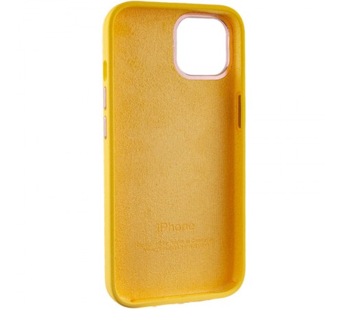 Чохол Silicone Case Metal Buttons (AA) для Apple iPhone 12 Pro / 12 (6.1") Жовтий / Sunglow Чохол Silicone Case Metal Buttons (AA) для Apple iPhone 12 Pro / 12 (6.1") Жовтий / Sunglow