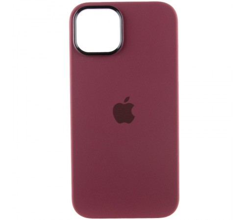 Чохол Silicone Case Metal Buttons (AA) для Apple iPhone 12 Pro Max (6.7") Бордовий / Plum Чохол Silicone Case Metal Buttons (AA) для Apple iPhone 12 Pro Max (6.7") Бордовий / Plum