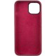 Чохол Silicone Case Metal Buttons (AA) для Apple iPhone 12 Pro Max (6.7") Бордовий / Plum