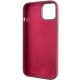 Чохол Silicone Case Metal Buttons (AA) для Apple iPhone 12 Pro Max (6.7") Бордовий / Plum