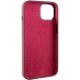 Чохол Silicone Case Metal Buttons (AA) для Apple iPhone 12 Pro Max (6.7") Бордовий / Plum