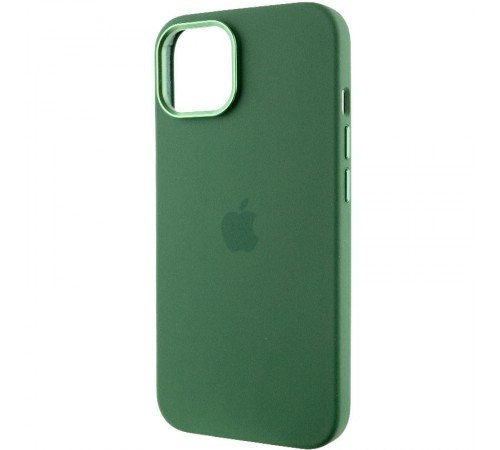 Чохол Silicone Case Metal Buttons (AA) для Apple iPhone 12 Pro Max (6.7") Зелений / Clover Чохол Silicone Case Metal Buttons (AA) для Apple iPhone 12 Pro Max (6.7") Зелений / Clover