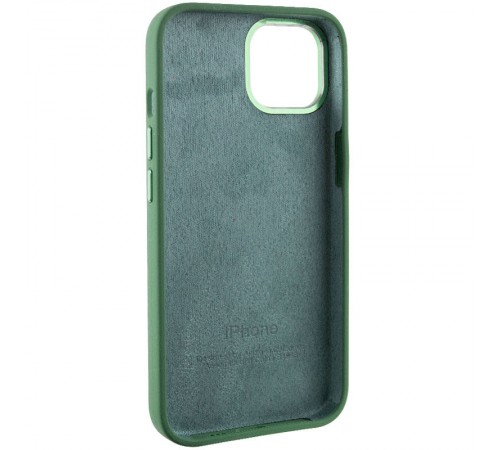Чохол Silicone Case Metal Buttons (AA) для Apple iPhone 12 Pro Max (6.7") Зелений / Clover Чохол Silicone Case Metal Buttons (AA) для Apple iPhone 12 Pro Max (6.7") Зелений / Clover