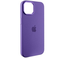 Чохол Silicone Case Metal Buttons (AA) для Apple iPhone 12 Pro Max (6.7") Фіолетовий / Iris
