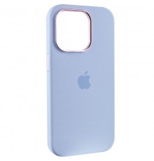 Чохол Silicone Case Metal Buttons (AA) для Apple iPhone 13 Pro (6.1") Блакитний / Cloud Blue