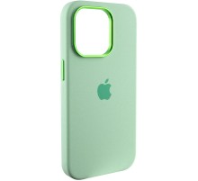 Чохол Silicone Case Metal Buttons (AA) для Apple iPhone 13 Pro (6.1") Зелений / Pistachio