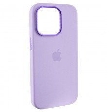 Чохол Silicone Case Metal Buttons (AA) для Apple iPhone 13 Pro (6.1") Бузковий / Lilac