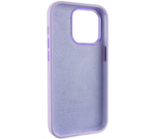 Чохол Silicone Case Metal Buttons (AA) для Apple iPhone 13 Pro (6.1") Бузковий / Lilac Чохол Silicone Case Metal Buttons (AA) для Apple iPhone 13 Pro (6.1") Бузковий / Lilac