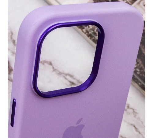 Чохол Silicone Case Metal Buttons (AA) для Apple iPhone 13 Pro (6.1") Бузковий / Lilac Чохол Silicone Case Metal Buttons (AA) для Apple iPhone 13 Pro (6.1") Бузковий / Lilac