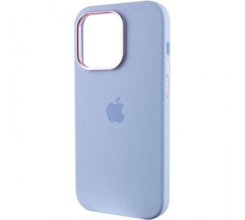 Чохол Silicone Case Metal Buttons (AA) для Apple iPhone 14 Pro (6.1") Блакитний / Cloud Blue Чохол Silicone Case Metal Buttons (AA) для Apple iPhone 14 Pro (6.1") Блакитний / Cloud Blue