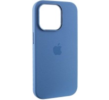 Чохол Silicone Case Metal Buttons (AA) для Apple iPhone 14 Pro (6.1") Синій / Blue Jay