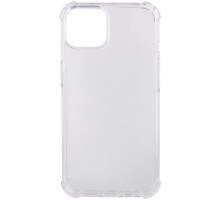 TPU чохол GETMAN Ease logo посилені кути для Apple iPhone 15 (6.1") Безбарвний (прозорий)
