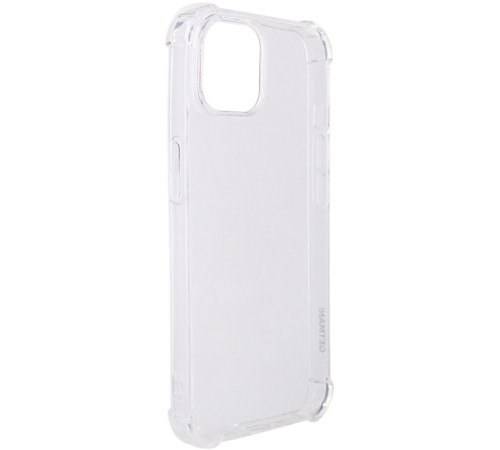 TPU чохол GETMAN Ease logo посилені кути для Apple iPhone 15 (6.1") Безбарвний (прозорий)