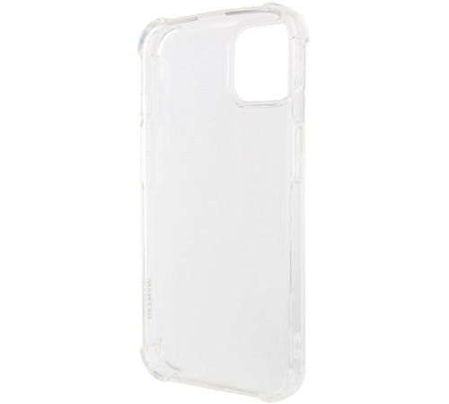 TPU чохол GETMAN Ease logo посилені кути для Apple iPhone 15 (6.1") Безбарвний (прозорий)