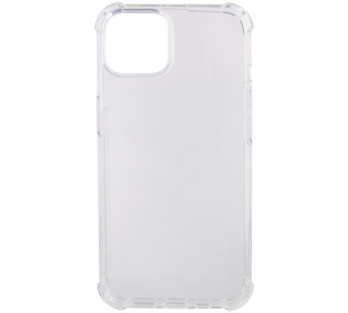 TPU чохол GETMAN Ease logo посилені кути для Apple iPhone 15 (6.1") Безбарвний (прозорий)
