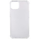 TPU чохол GETMAN Ease logo посилені кути для Apple iPhone 15 (6.1") Безбарвний (прозорий)