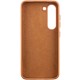 Шкіряний чохол Bonbon Leather Metal Style для Samsung Galaxy S23 Коричневий / Brown