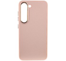 Шкіряний чохол Bonbon Leather Metal Style для Samsung Galaxy S23+ Рожевий / Light pink