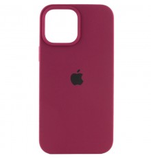 Чохол Silicone Case Full Protective (AA) для Apple iPhone 15 (6.1") Бордовий / Maroon