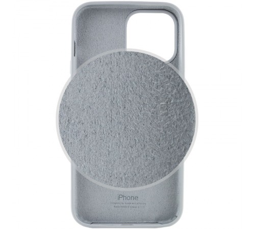 Чохол Silicone Case Full Protective (AA) для Apple iPhone 15 Plus (6.7") Сірий / Mist Blue Чохол Silicone Case Full Protective (AA) для Apple iPhone 15 Plus (6.7") Сірий / Mist Blue