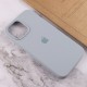 Чохол Silicone Case Full Protective (AA) для Apple iPhone 15 Plus (6.7") Сірий / Mist Blue