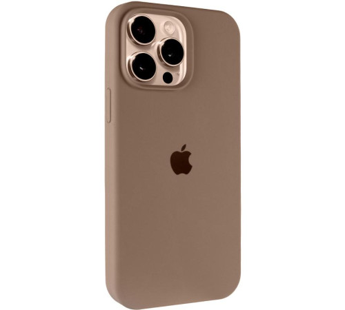 Чохол Silicone Case Full Protective (AA) для Apple iPhone 15 Pro (6.1") Коричневий / Brown