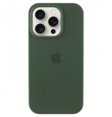 Чохол Silicone Case Full Protective (AA) для Apple iPhone 15 Pro (6.1") Зелений / Cyprus Green