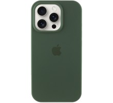 Чохол Silicone Case Full Protective (AA) для Apple iPhone 15 Pro Max (6.7") Зелений / Cyprus Green
