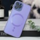 Чохол TPU+Glass Sapphire Midnight with MagSafe для Apple iPhone 12 Pro (6.1") Бузковий / Dasheen