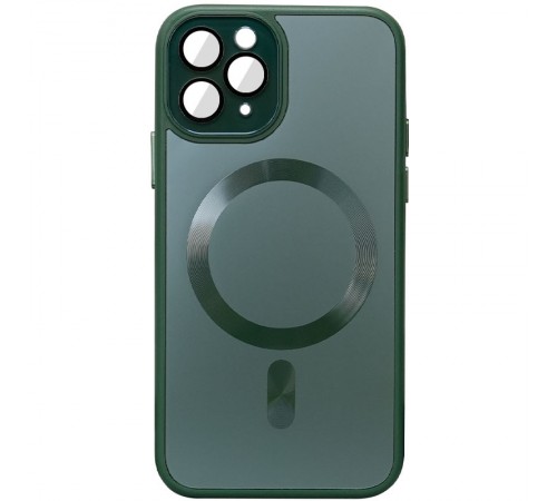 Чохол TPU+Glass Sapphire Midnight with MagSafe для Apple iPhone 14 Pro Max (6.7") Зелений / Forest green Чохол TPU+Glass Sapphire Midnight with MagSafe для Apple iPhone 14 Pro Max (6.7") Зелений / Forest green