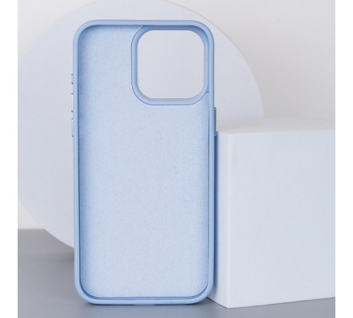 Шкіряний чохол Bonbon Leather Metal Style with MagSafe для Apple iPhone 12 Pro / 12 (6.1") Блакитний / Mist blue Шкіряний чохол Bonbon Leather Metal Style with MagSafe для Apple iPhone 12 Pro / 12 (6.1") Блакитний / Mist blue