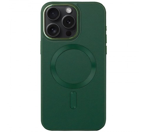 Шкіряний чохол Bonbon Leather Metal Style with MagSafe для Apple iPhone 12 Pro / 12 (6.1") Зелений / Pine green Шкіряний чохол Bonbon Leather Metal Style with MagSafe для Apple iPhone 12 Pro / 12 (6.1") Зелений / Pine green