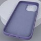 Шкіряний чохол Bonbon Leather Metal Style with MagSafe для Apple iPhone 12 Pro / 12 (6.1") Сірий / Lavender