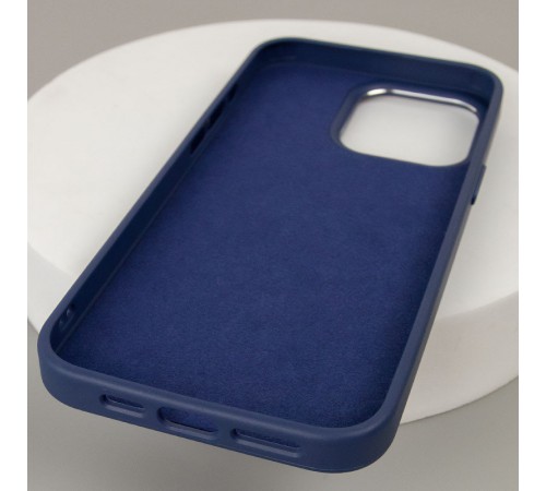 Шкіряний чохол Bonbon Leather Metal Style with MagSafe для Apple iPhone 13 Pro (6.1") Синій / Navy blue Шкіряний чохол Bonbon Leather Metal Style with MagSafe для Apple iPhone 13 Pro (6.1") Синій / Navy blue