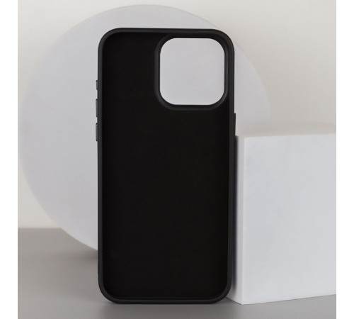 Шкіряний чохол Bonbon Leather Metal Style with MagSafe для Apple iPhone 13 Pro (6.1") Чорний / Black Шкіряний чохол Bonbon Leather Metal Style with MagSafe для Apple iPhone 13 Pro (6.1") Чорний / Black
