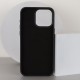 Шкіряний чохол Bonbon Leather Metal Style with MagSafe для Apple iPhone 13 Pro (6.1") Чорний / Black