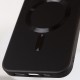 Шкіряний чохол Bonbon Leather Metal Style with MagSafe для Apple iPhone 13 Pro (6.1") Чорний / Black