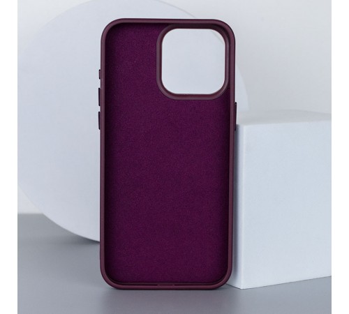 Шкіряний чохол Bonbon Leather Metal Style with MagSafe для Apple iPhone 14 Pro (6.1") Бордовий / Plum Шкіряний чохол Bonbon Leather Metal Style with MagSafe для Apple iPhone 14 Pro (6.1") Бордовий / Plum