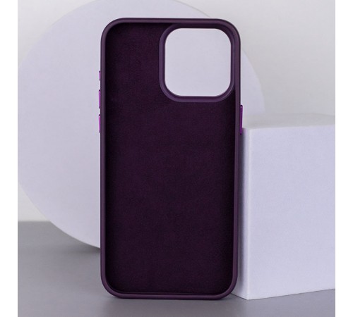 Шкіряний чохол Bonbon Leather Metal Style with MagSafe для Apple iPhone 14 Pro Max (6.7") Фіолетовий / Dark Purple Шкіряний чохол Bonbon Leather Metal Style with MagSafe для Apple iPhone 14 Pro Max (6.7") Фіолетовий / Dark Purple