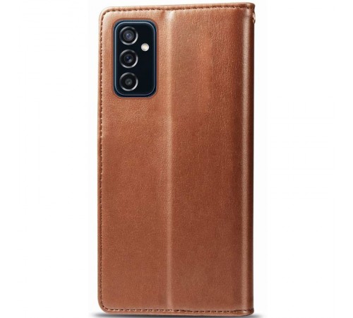 Шкіряний чохол книжка GETMAN Gallant (PU) для Samsung Galaxy M34 5G Коричневий Шкіряний чохол книжка GETMAN Gallant (PU) для Samsung Galaxy M34 5G Коричневий